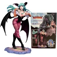 ฟิกเกอร์ Bishoujo Morrigan ขนาด23ซม. นักล่าแวมไพร์ภาพอนิเมะตุ๊กตาขยับแขนขาได้ของเล่นตุ๊กตาโมเดลฟิกเกอร์ Morrigan