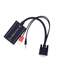 VGA To HDMI Converter With Audio Cable VGA to HDMI Adapter for Monitor and TV 1080P Adapters