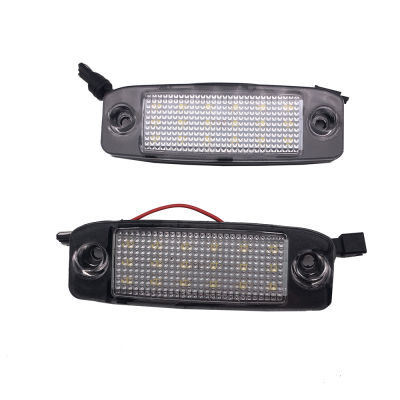 2pcs LED ป้ายทะเบียนแสงหมายเลขทะเบียนโคมไฟสำหรับ Hyundai Kia Sportage 2011-2013 Sonata 10 YF 10MY GF 10