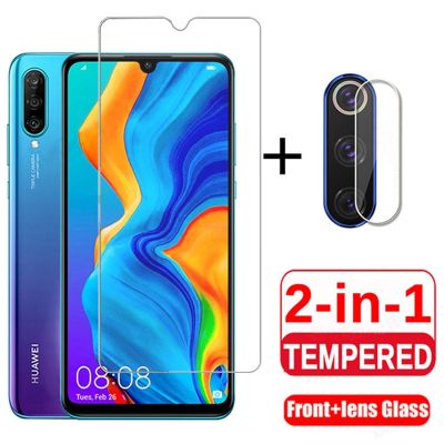 2 in 1 Protective Glass For Huawei P40 P30 P20 pro Camera Screen Protector Tempered Glass For P20 P30 P40 lite light Lens Film Lift Supports