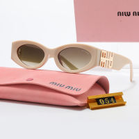 fashion glasses trend retro womens cat-eye leopard print sunglasses miu miuˉ travel street photography European and American style sunglasses