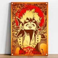 My hero Academia Metal Poster TV Shows Movie Game Anime Tin Sign House Decoration Wall Art Room Decor NZ3616 Size: 20cm X 30cm（Contact the seller, free customization）