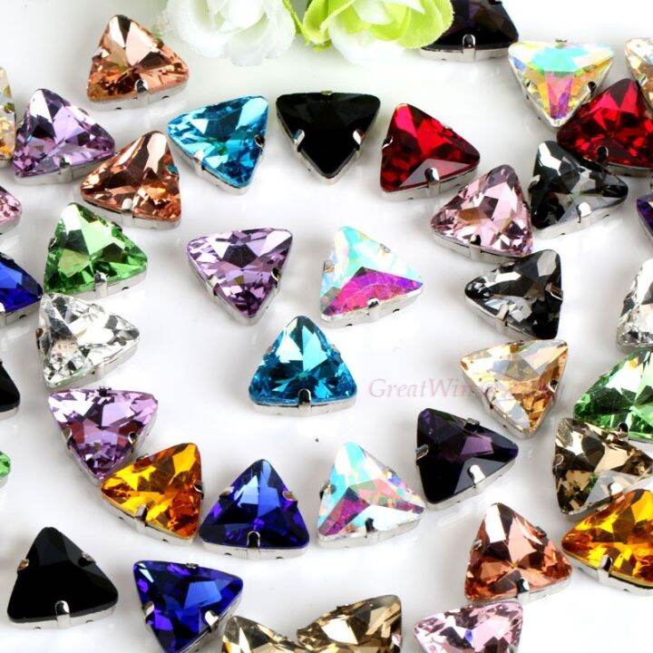 18mm-10pcs-pack-triangle-shape-glass-sew-on-rhinestone-with-claw-strass-metal-base-buckle-crystal-stone-diamond-for-clothes