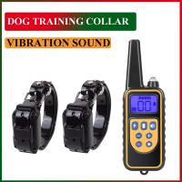 ZZOOI Electric Dog Training Collar 800m Pet Remote Control  Waterproof Rechargeable Vibration With LCD Display Suitable For All Dogs