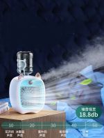 (สินค้าพร้อมส่ง) Spray Cold Fan Cooler พัดลมไอน้ําพัดลมไอเย็น พ่นไอน้ำ ปรับอากาศ พัดลมตั้งโต๊ะ  พัดลมแอร์เย็น พัดลมพกพา (คละสี)