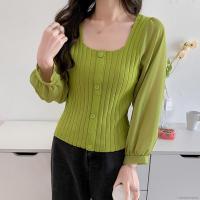 Womens Blouse Puff Sleeve Korean Tops Long Sleeve Shirts Tops