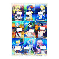 9pcsset Dragon Z GT Ranchi Chichi Android 18 Nude Maid Outfit Heroes Battle Card Ultra Instinct Game Collection Cards