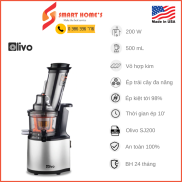 Máy Ép Chậm OLIVO SJ200 Thương Hiệu Mỹ Dung Tích 0.5L Công Suất 200W