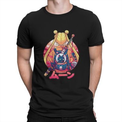 Winter Moon Mans TShirt Japanese Animation Sailor Moon O Neck Short Sleeve 100% Cotton T Shirt Funny Top Quality Gift Idea XS-4XL-5XL-6XL