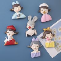 【YF】❀◐■  Cartoon Resin Magnetic Fridge Magnets Memo Stickers Refrigerator Decoration Souvenirs