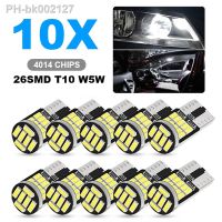 ♤ↂ№ Canbus W5W T10 194 LED Car Light Bulb 26SMD 4014 Auto Vehicle High Bright Wedge License Plate Clearance Dome Door Lamp DC12V