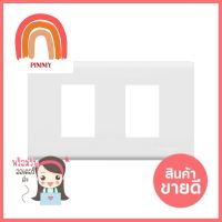 หน้ากาก 2 ช่อง PANASONIC WEG6802WK สีขาวWALL PLATE PANASONIC WEG6802WK 2 GANG WHITE **คุณภาพดี**