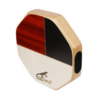 GECKO SD6 Cajon Hand Drum Cajon Drum Percussion Instrument with Carrying Bag Portable for Travel Camping