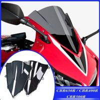 สำหรับฮอนด้า CBR400R CBR 400 R 400R CBR400 R 2019 2020กระจกรถจักรยานยนต์กระจกบังลมตัวกรองสำหรับกระจกหน้าชุดเสริมหักเห