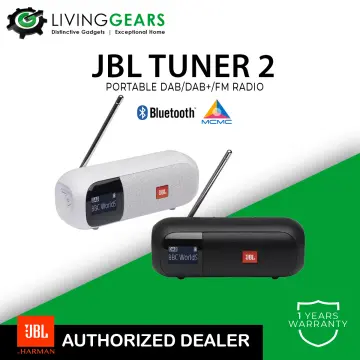 JBL Tuner2 Harman Portable Bluetooth Speaker with FM Radio, 12