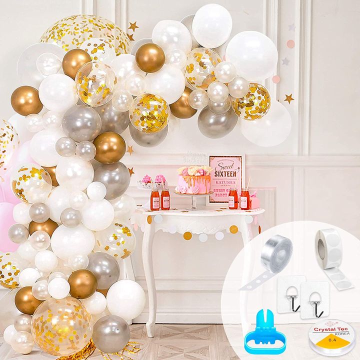 100 dots Tape Balloon Arch Garland Kit Birthday Wedding Baby Shower Hen  Party