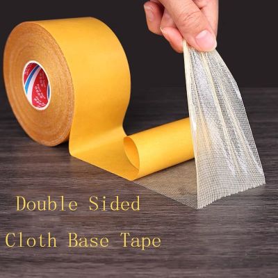 Strong Waterproof Fiber Mesh Cloth Base Tape Kitchen High Temperature No Trace Transparent Heat Resistant Double Sided Tape
