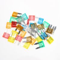 35pcs/set Standard Mini Blade Fuse 5/7.5/10/15/20/25/30Amp Automobile Security Fuse  Auto Car Fuse Using For Small-sized Car Electrical Circuitry Part