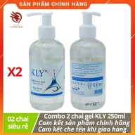 HCM combo siêu rẻ  - Gel bôi tron gốc nước KLY An toàn hiệu quả - 2 chai thumbnail