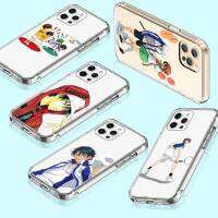 เคสโทรศัพท์ หรับ iPhone 13 14 G9 Moto 12 G8 Play Mini SE Power Max Plus Pro อ่อนนุ่ม โปร่งใส ปก T-118 ryoma prince of tennis