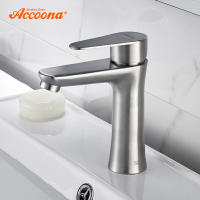 Accoona Basin Faucets Mixers Sink Tap Stainless steel 304 New Basin Faucet Contemporary Modern Hot and Cold Water A9690