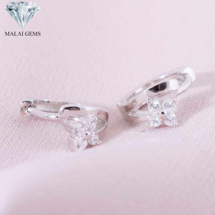 malai-gems-ต่างหูเพชร-เงินแท้-silver-925-เพชรสวิส-cz-เคลือบทองคำขาว-รุ่น-075-2e16393-2-แถมกล่อง-ต่างหูcz-ต่างหูเงินแท