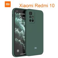 【Sell Well】FDD Xiaomi Redmi 10 Liquid ซิลิโคนกรณีสำหรับ Coque 10A 10C โลโก้ Fast การจัดส่ง