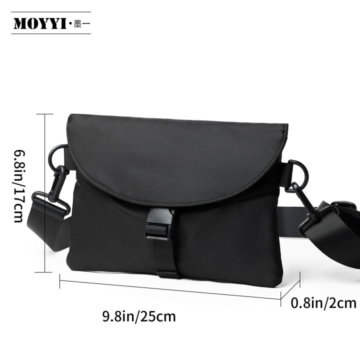 MOYYI Fashion Trend Men Messenger Bag Pack Nylon Waterproof Casual Men ...
