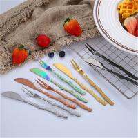 【CW】 Branch shape Two-tine Fork Fruit Set Dessert Forks cake-fork Tableware Flatware