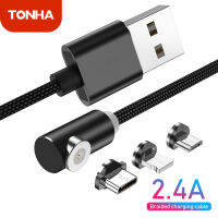 TONHA สายชาร์จโทรศัพท์ Usb แม่เหล็ก,สายชาร์จโทรศัพท์ Android แบบแม่เหล็กชาร์จเร็วสายได้3เมตร