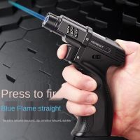 ┋✟ Windproof Outdoor Camping BBQ Fixed Fire Big Jet Flame Cigar Lighter Torch Kitchen Gadgets For Men