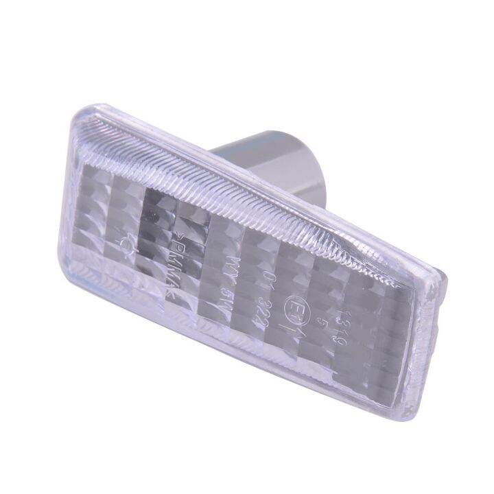 Clear Lens Side Marker Fender Light Repeater Indicator Turn Signal Lamp 