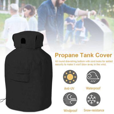 Propane Tank Cover Gas Bottle Covers Waterproof Dust-proof For Outdoor Gas Stove Camping Parts Dust Protection Cover