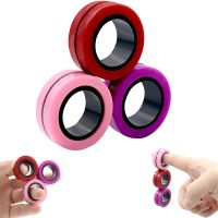 （A Decent） ตลก Fidget Unzip Spinner MagneticChildrenTools แหวน Anti-Stress Finger ผู้ใหญ่ Decompression Relief ของเล่น