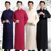 [COD] talk costume mandarin gown of style student wear suit male retro team storyteller