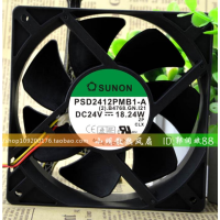 Original CPU Cooler พัดลมสำหรับ tajun PMD12PMB1-A 24V 18.24W พัดลมแปลงความถี่120 × 120 × 38มม.