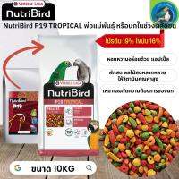 สุดยอดนูทรี !! NutriBird P19 tropical ขนาด 10kg (อาหารเม็ดสำเร็จรูป นกปากขอเตรียมความพร้อมเป็นพ่อแม่พันธุ์หรือผลัดขน)