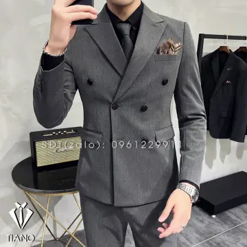 SUIT GHI XÁM  VEST CHÚ RỂ ĐẸP  VEST THỜI TRANG