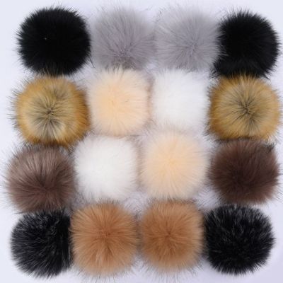3pcs Imitation Fox Hair Ball Pom Pom Plush Ball Phone Keychain Bag Pendant Woolen Jewelry Knitted Hat Diy Luxury Fur Accessories