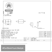 HITN 50pcs 2x3x0.6 U สัมผัสปุ่มกดสวิทช์ TACT 4 PIN Micro Switch SMD MINI Thin Film Key Light TOUCH SWITCH