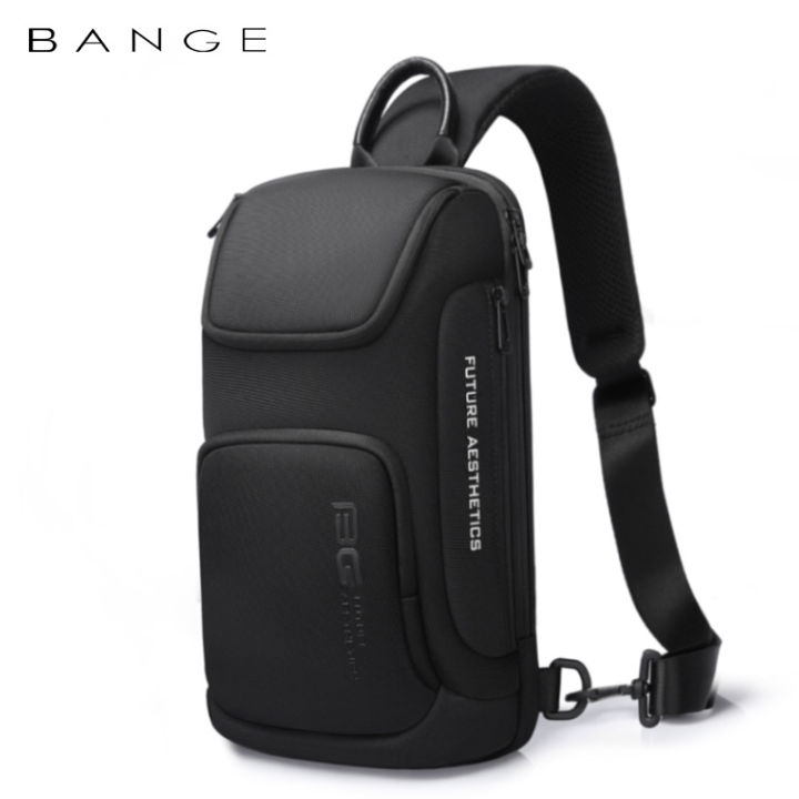 Bange Black Fabric Anti -theft Crossbody Bags men Chest bag pack ...