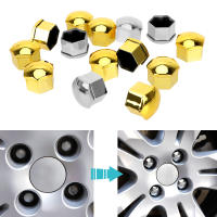 20 pcs ยางรถ Hub Caps ครอบคลุมสกรู Nut Bolt ตกแต่งภายนอกป้องกันฝุ่น Protector อุปกรณ์เสริมรถยนต์ 17/19 มม.-lihanrui