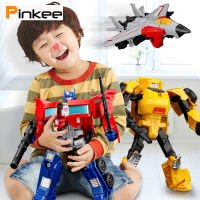 Bumblebe Optimus Prime หุ่นยนต์เปลี่ยนรูปได้หุ่นยนต์รถของเล่นเด็กชายการสะสมของขวัญวันเกิดคอลเลกชันสำหรับเด็ก Giveaways สำหรับประจำเดือนเกิด