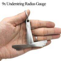 [COD] 9 Understring Gauge Metal Radian Measuring String Changing Luthier Repair Keychain
