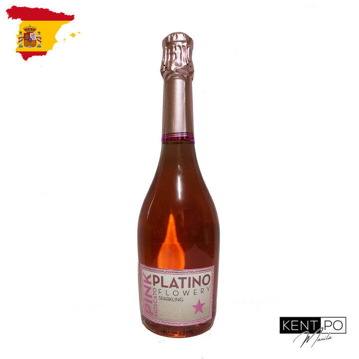 J. GARCIA CARRION PINK PLATINO SPARKLING MOSCATO FLOWERY SPARKLING WINE