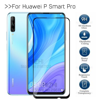 Huawei Psmartpro Stk-ฟิล์มปกป้องหน้าจอ,แก้วป้องกันกระจกเทมเปอร์2021สำหรับ Huawei P Smart 2019 Plus