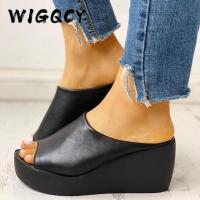 Flip Flops New Women Beach Wedges Slippers Summer Gladiator Sandals Women Casual Woman Platform Flip Flops Flat Slippers Women