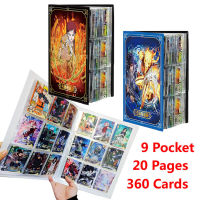 4 Pocket Holds 160PCS Anime Naruto Album Cards Book Cartoon Gaara Uzumaki Map Folder Holder Game Card Collection Kids Toy Gift