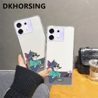 DKHORSING เคสโทรศัพท์รูปการ์ตูนใหม่สำหรับ INFINIX ZERO 30 5G น่ารักลายแมวและแมวซิลิโคนนิ่ม Zero30 Infinix 5G เคสโทรศัพท์มือถือใส