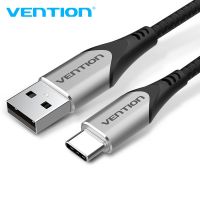 Vention สายชาร์จด่วน USB Type C  USB-A to USB-C  3A สำหรับ Huawei Xiaomi  Samsung Galaxy S10 S10E S9 COD-2 QC7311402